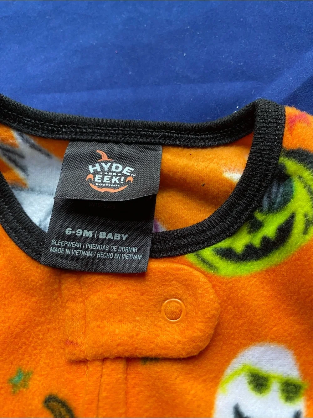 New Halloween Hyde & Eek! One Piece Pajamas 6-9 Months